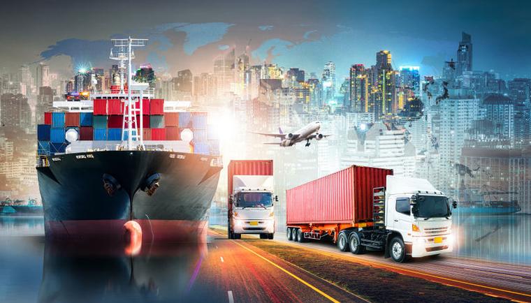 全球商务物流进出口背景与集装箱货运船舶运输理念